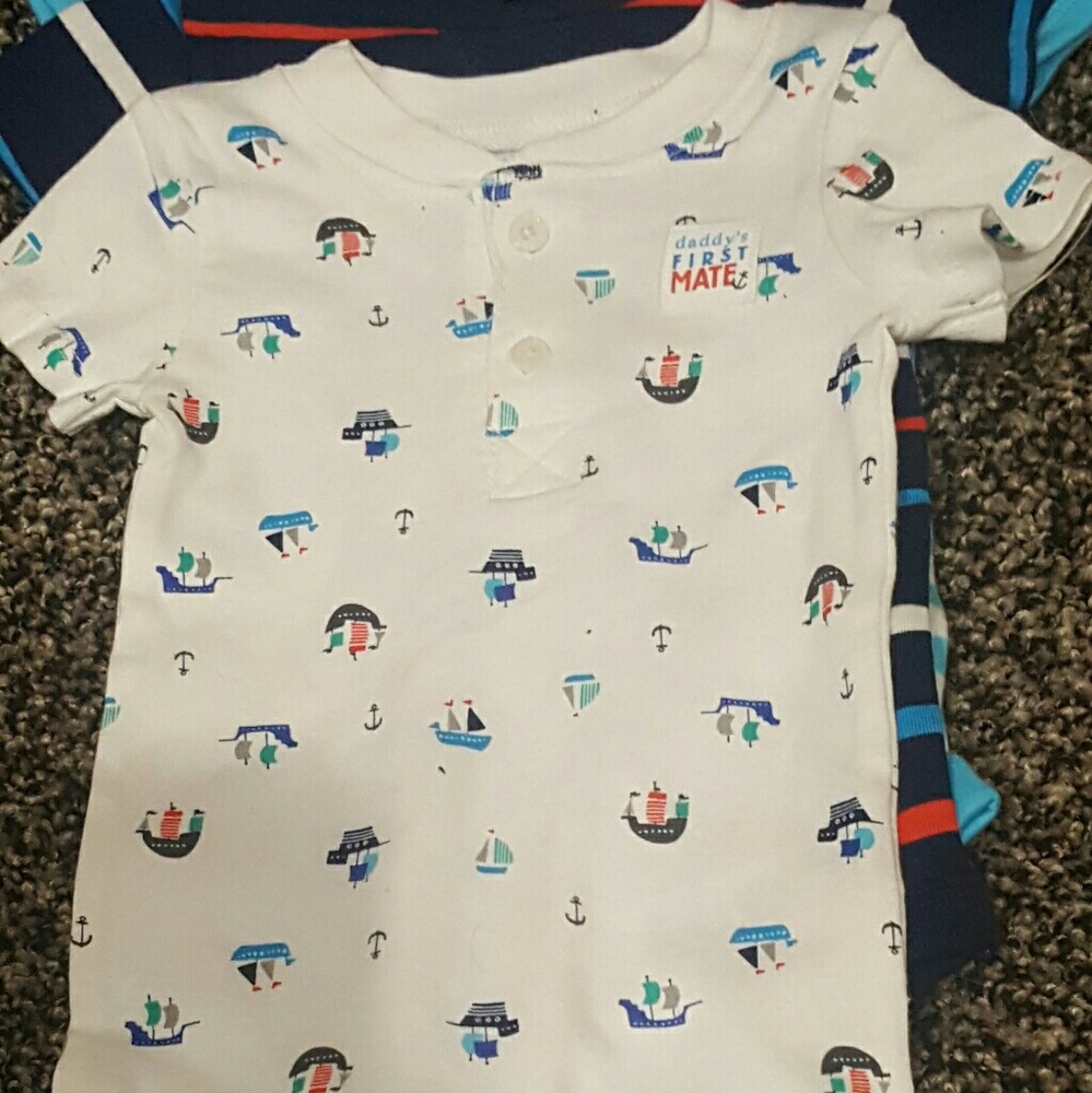 Boys 9 month 3 pack onsies